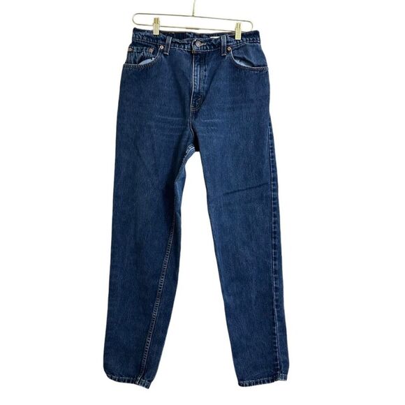 Vintage 97 Levi's 550 Blue Jeans Women's 12 Reg Tapered Leg Denim‎ Casual - Picture 1 of 6